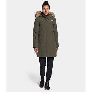 The North Face Women's Long Hooded Down Arctic Parka Thyme Green SZ XS NWT $350